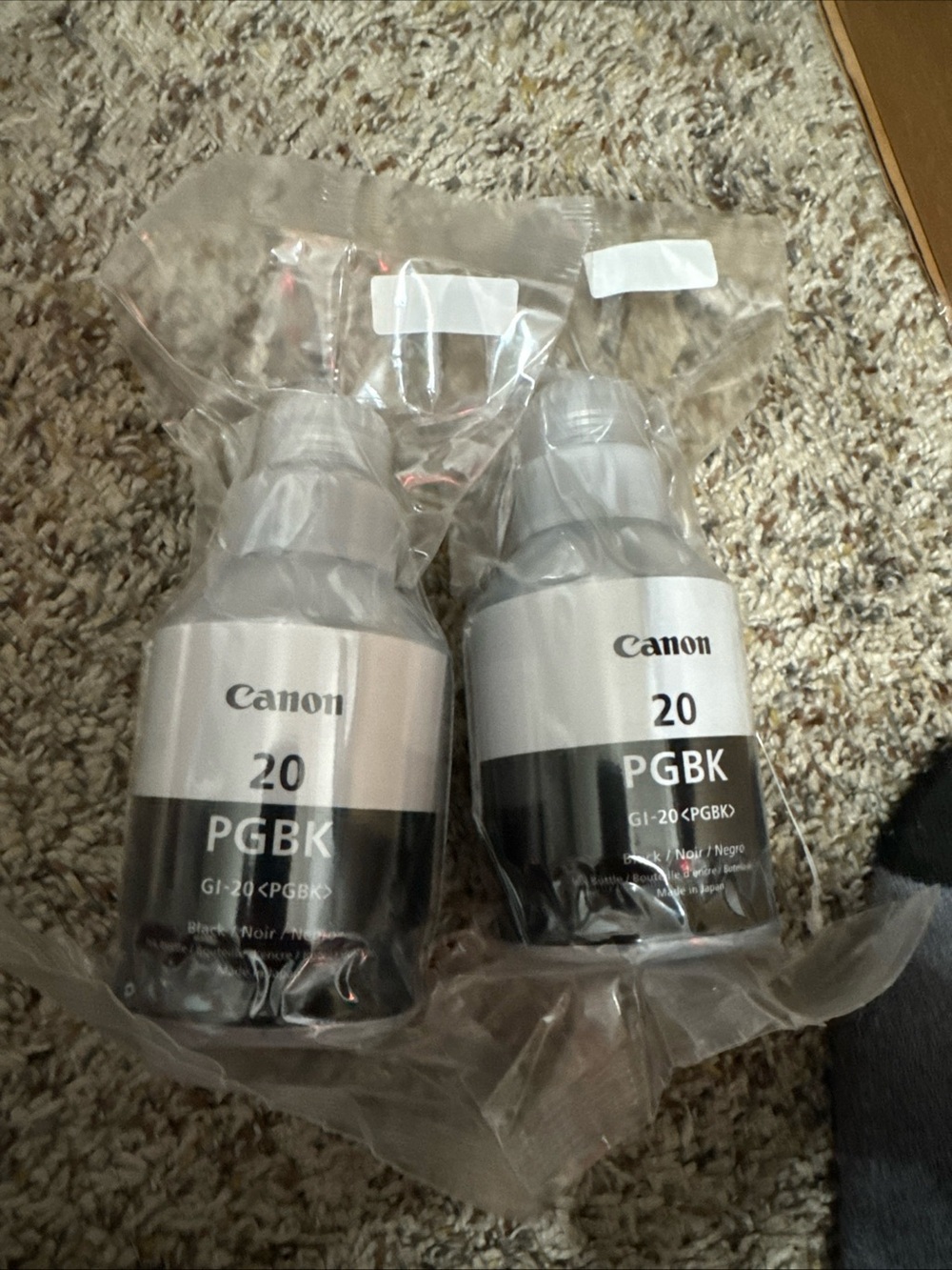Canon Black PGBK Ink Bottles (Black & White)